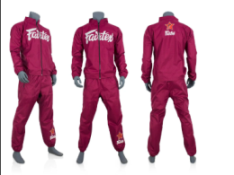 Vinyl Sweat Suit - Fairtex Thailand RED Vinyl Sweat Suit - Fairtex Thailand RED