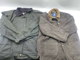 Set of 2 Barbour Men's Wax Leeward Jacket