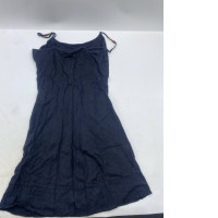 Women's black strapless dress