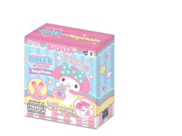 Bigga Strawberry Wafer with My Melody Keychain
