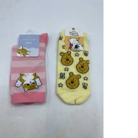 Set of 2 Winnie the Pooh and Cat Socks 