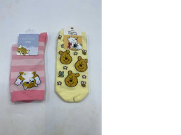 Set of 2 Winnie the Pooh and Cat Socks 