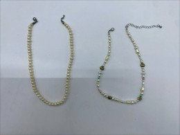 Set of 2 beaded necklace