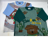 Set of 2 Women's short-sleeved round neck T-shirt Over Size