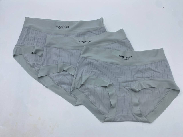 Set of 3 Women's gray underwear Set of 3 Women's gray underwear
