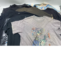 Set of 8 Women's short-sleeved round neck T-shirt