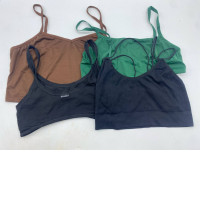 Set of 4 women's padded sports bras