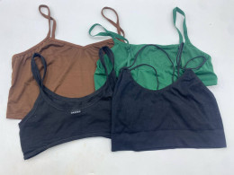 Set of 4 women's padded sports bras