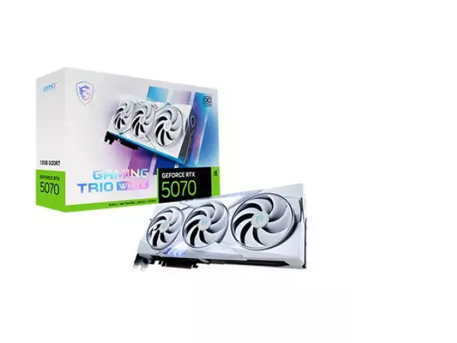 MSI RTX 5070 12G GAMING TRIO OC WHITE MSI RTX 5070 12G GAMING TRIO OC WHITE