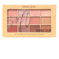 Sivanna colors soft blurring 12 3 color double eye palette