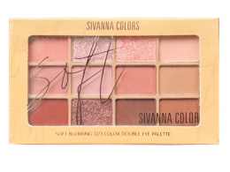 Sivanna colors soft blurring 12 3 color double eye palette