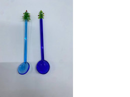 Set of 2 Glass Spoon gift  Cutlery KLEVERING  Glass 