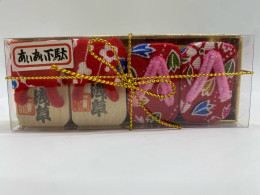 Japanese Mini Geta Shoes Geisha Vtg 2 Pairs Wagara Pink Red Boxed Kokeshi Japanese Mini Geta Shoes Geisha Vtg 2 Pairs Wagara Pink Red Boxed Kokeshi