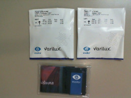 Set of 2 Varilux eyeglass lenses + 1 lens cleaning cloth