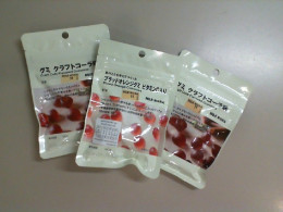 Set of 3 Muji craft cola flavored gummies