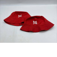 Set of 2 Red bucket hat