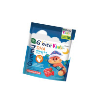 Handy Herb Gummy Kids Fiber Probiotic/G Nite DHA Omega 3,6 Strawberry Flavor