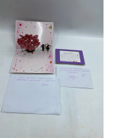 Set of 2 Birthday postcard 