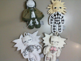 Set of 4 handmade fabric toys