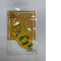 Magnetic bottle opener, a souvenir from Korea