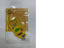 Magnetic bottle opener, a souvenir from Korea Magnetic bottle opener, a souvenir from Korea