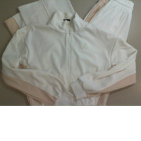 Women's white tracksuit, pants and jacket Women's white tracksuit, pants and jacket