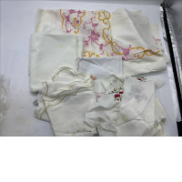 Set of White tablecloth and white placemats 