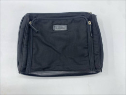 Black toiletries bag