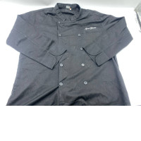 Black chef's shirt