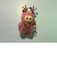 Pink Labubu toy