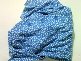 blue dress with a floral print