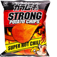 Koikeya Karamucho Strong Potato Chips Super Hot Chili