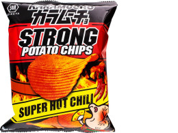 Koikeya Karamucho Strong Potato Chips Super Hot Chili