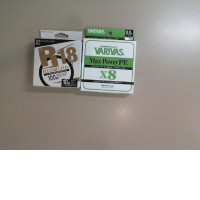 Set of 2 fishing lines, green and white