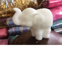 Set of 2 Elephant-shaped soap, ThaiSoap