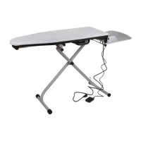 Compact Plus ironing board with folding stand for steam generator