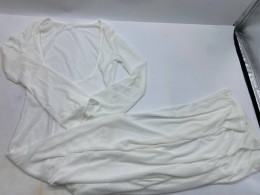 Women's white long dress