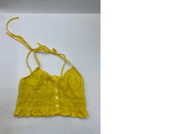 Women's yellow crop top
