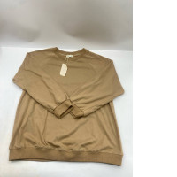  Mens Plain Brown Rivet Sweat Sweatshirt