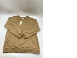  Mens Plain Brown Rivet Sweat Sweatshirt