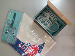 Starbucks gift set: bag, keychain, and mug Starbucks gift set: bag, keychain, and mug
