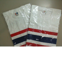 Set of 2 T-shirts with the Thai flag