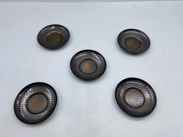 Set of 5 Japanese stainless steel coasters Set of 5 Japanese stainless steel coasters
