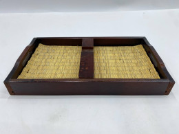 Japanese wooden teapot tray