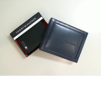 Black men's wallet in a gift box