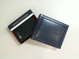 Black men's wallet in a gift box