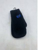 Black wool gloves