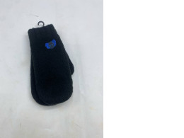 Black wool gloves