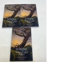 Set of 3 Sublime Thresholds Tarot Companion Guidebook
