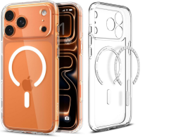 Spigen for iPhone 17 Pro Max Case, Ultra Hybrid MagFit [TPU Covered Camera Control] [Anti-Yellowing] [Compatible with Magsafe] - Clear